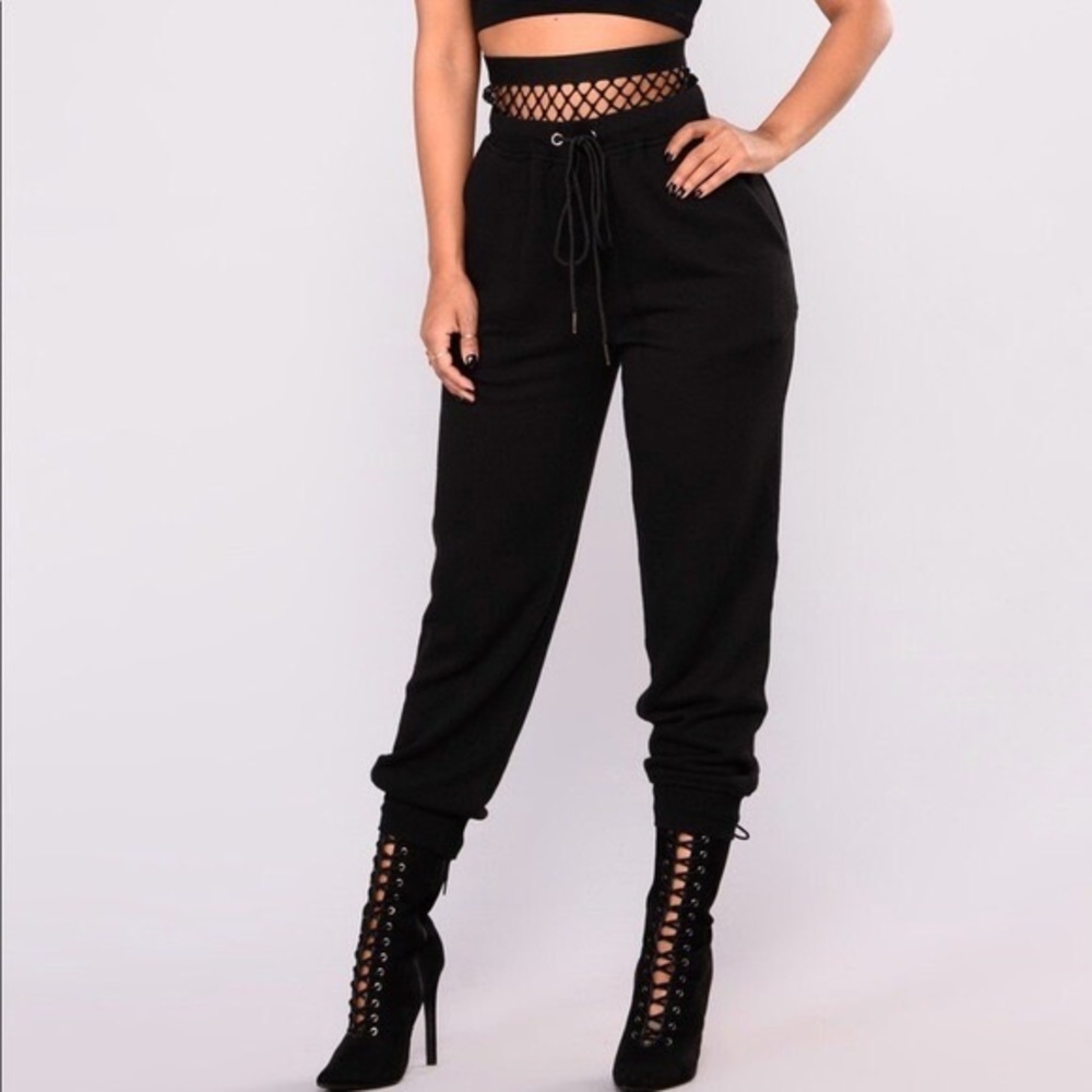 Fishnet Joggers